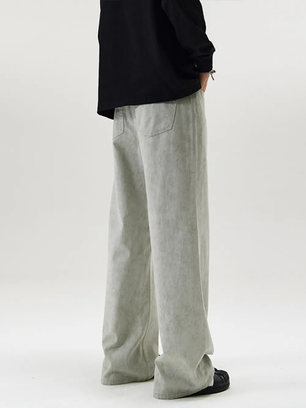 Men's Full Size Wide Leg Pants Plus Size, image 3