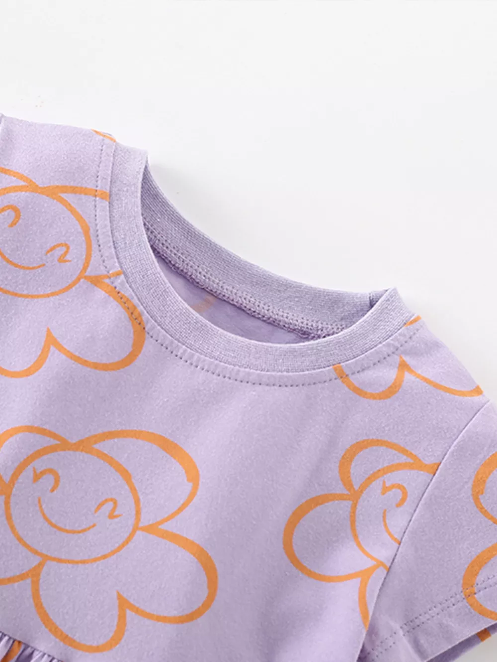 Children's Flower Print Casual Dress, image 5