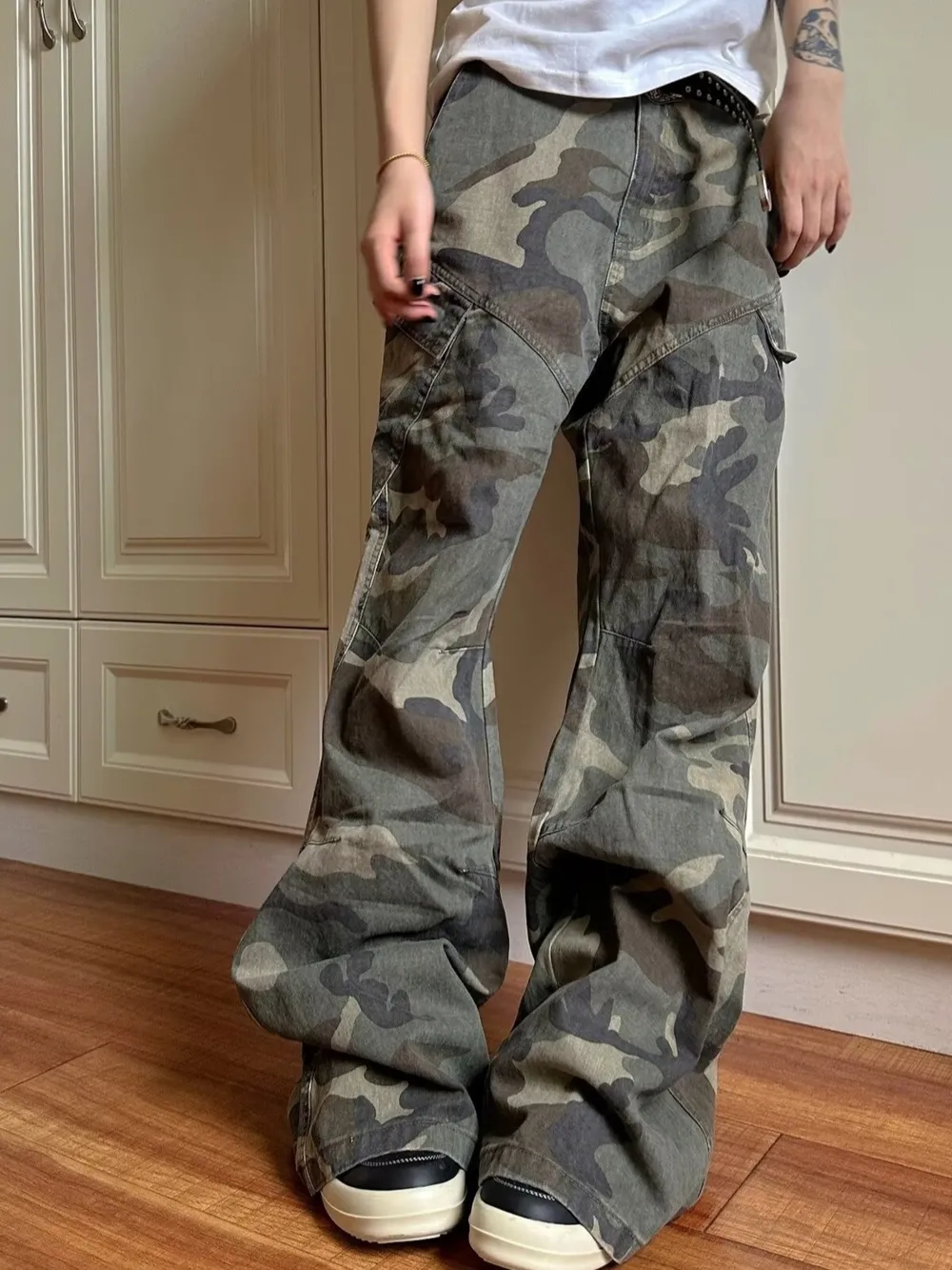 Men's Full Size Camouflage Cargo Jeans Plus Size, image 2