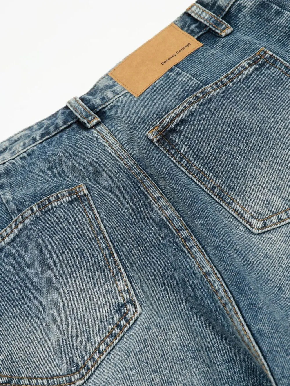 Men's Washed Wide-Leg Denim Shorts, image 11
