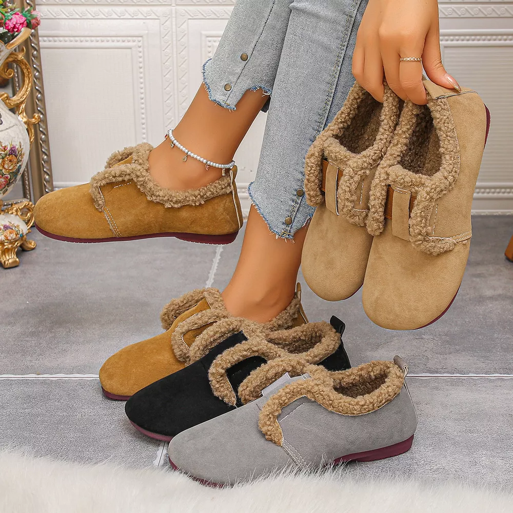 Faux Fur Lined Slip-Ons, image 2