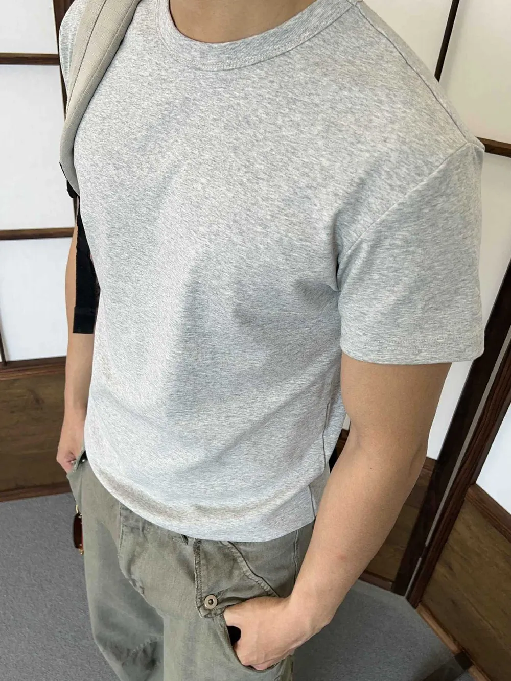 Men's Classic Crew Neck Short Sleeve T-Shirt, image 2