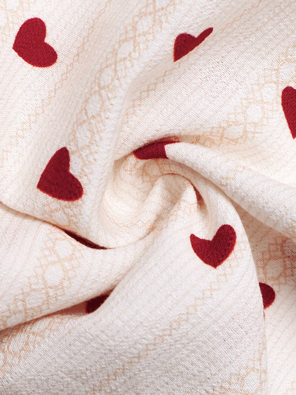 Heart Print Tie Shoulder A-Line Mini Dress, image 10
