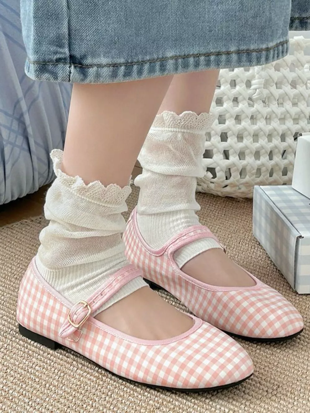 Knitted Half Sole Socks, image 4
