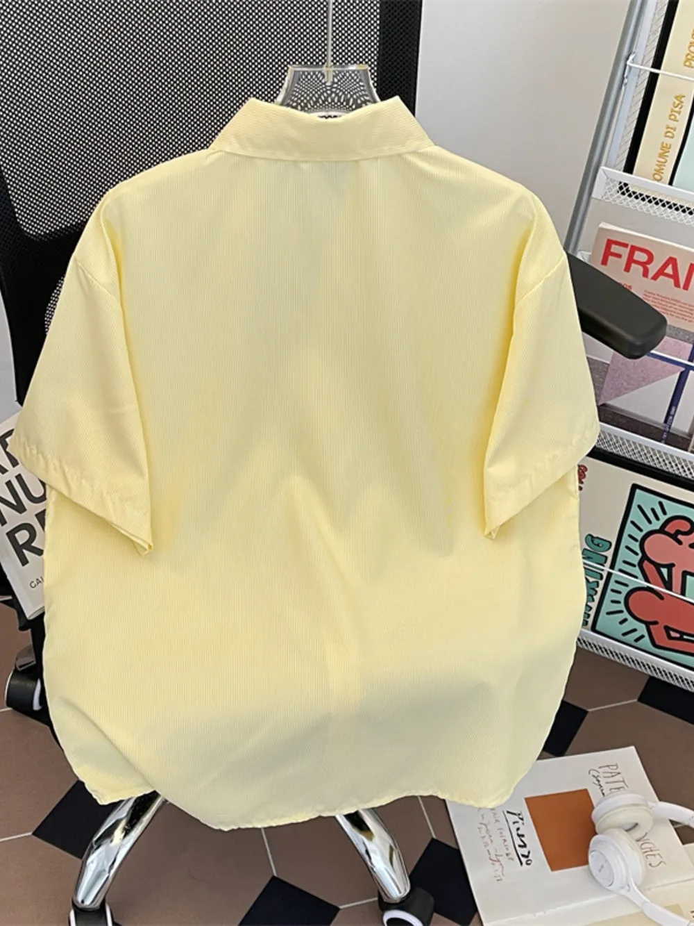 Men's Plus Size Button Up Short Sleeve Shirt, image 4