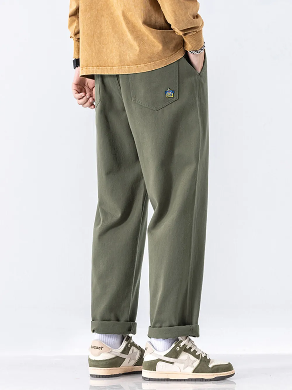 Men's Full Size Casual Loose-Fit Drawstring Pants Plus Size, image 16
