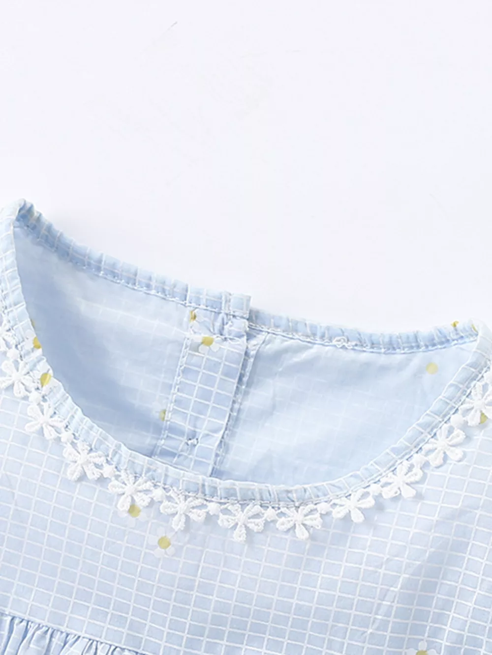 Children's Gingham Cap Sleeve Dress, image 2
