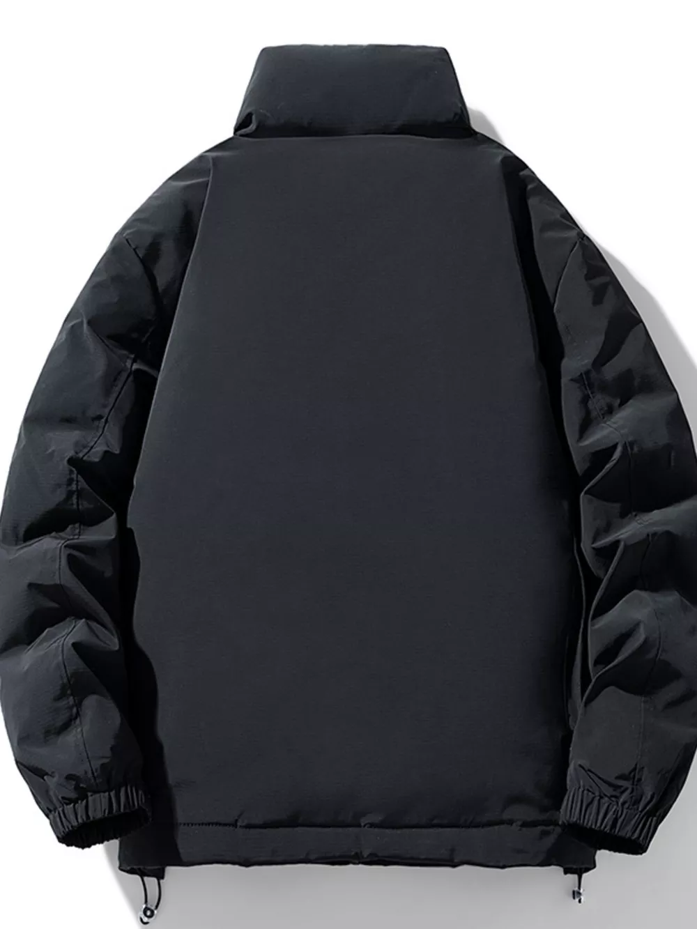 Men's Plus Size Warm Padded Stand Collar Winter Coat, image 2