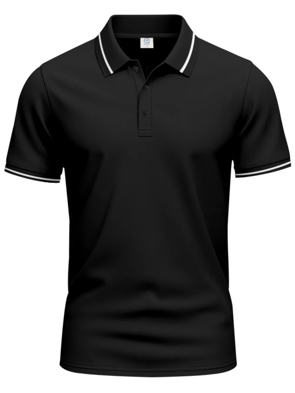 Men's Full Size Collared Neck Short Sleeve Polo Plus Size