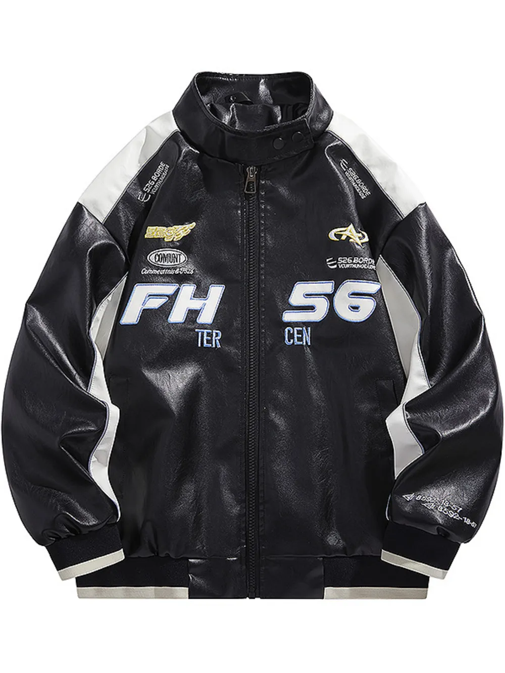 Men's Plus Size Zip Up Long Sleeve Jacket