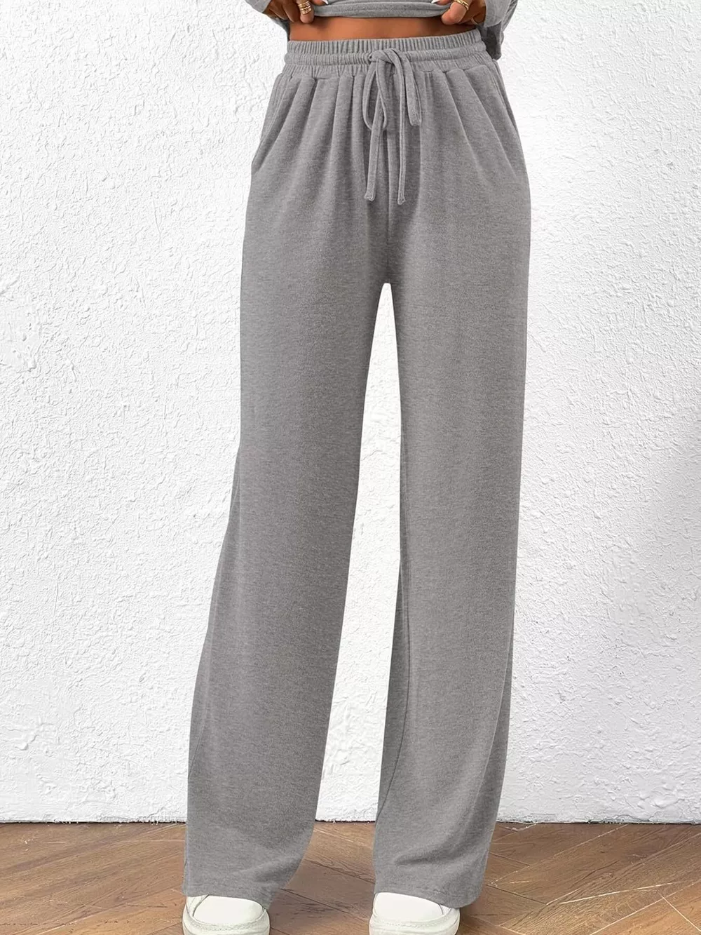 Long Sleeve Top and Wide Leg Pants Set, image 14