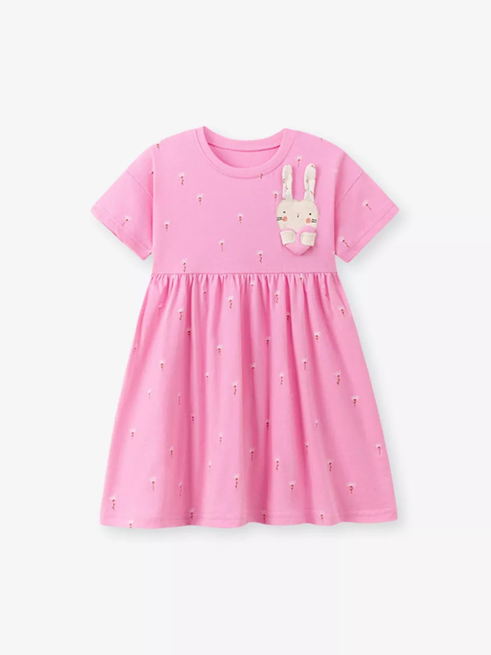 Children's Bunny Applique Casual Dress, image 3