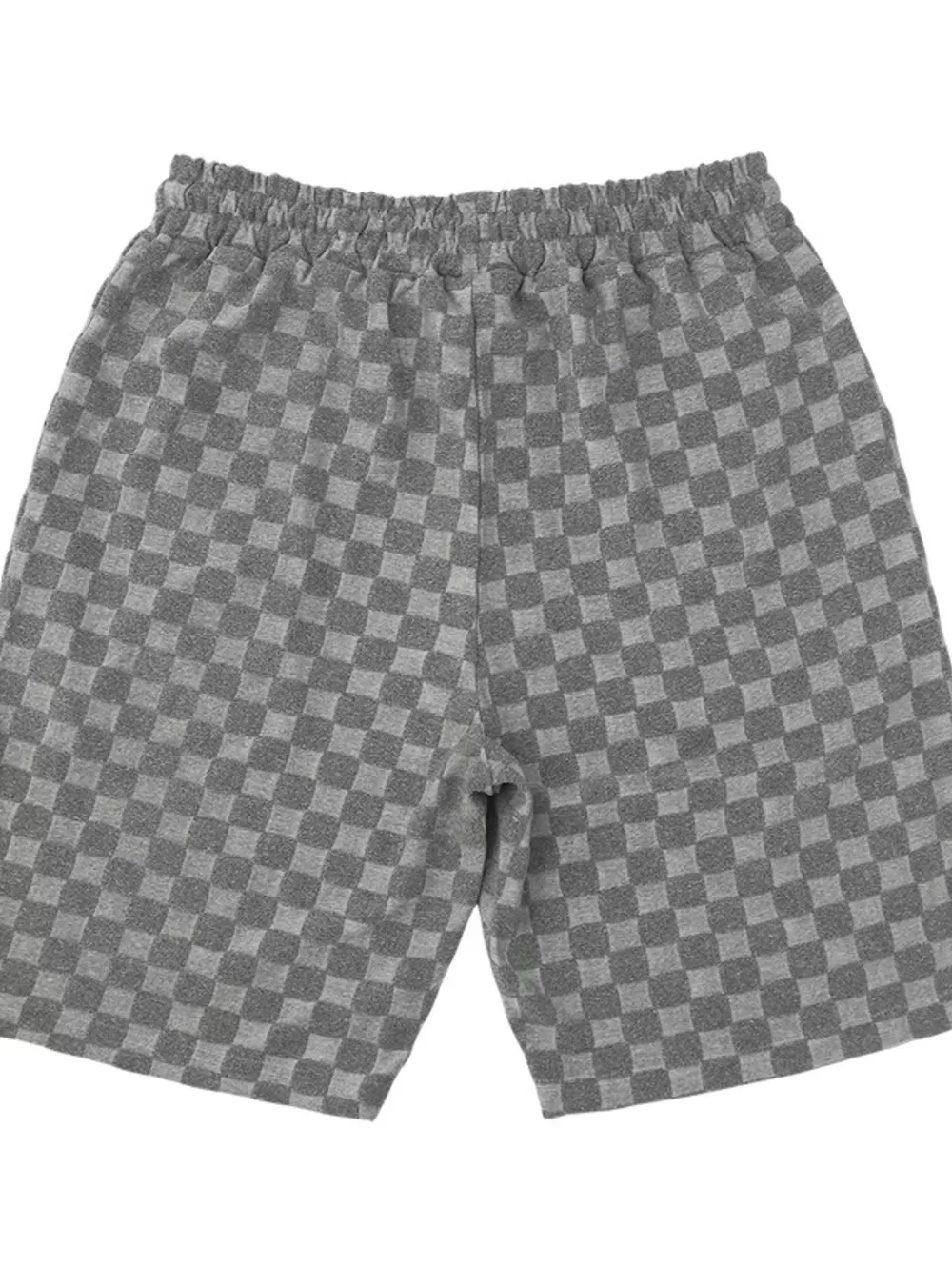 Men's Full Size Textured Checkered Casual Shorts Plus Size, image 7