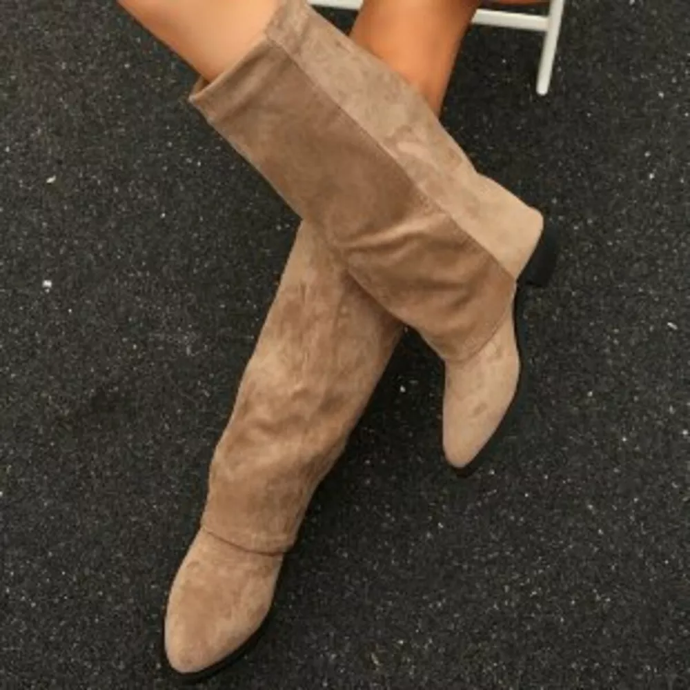 Point Toe Block Heels Boots, image 7