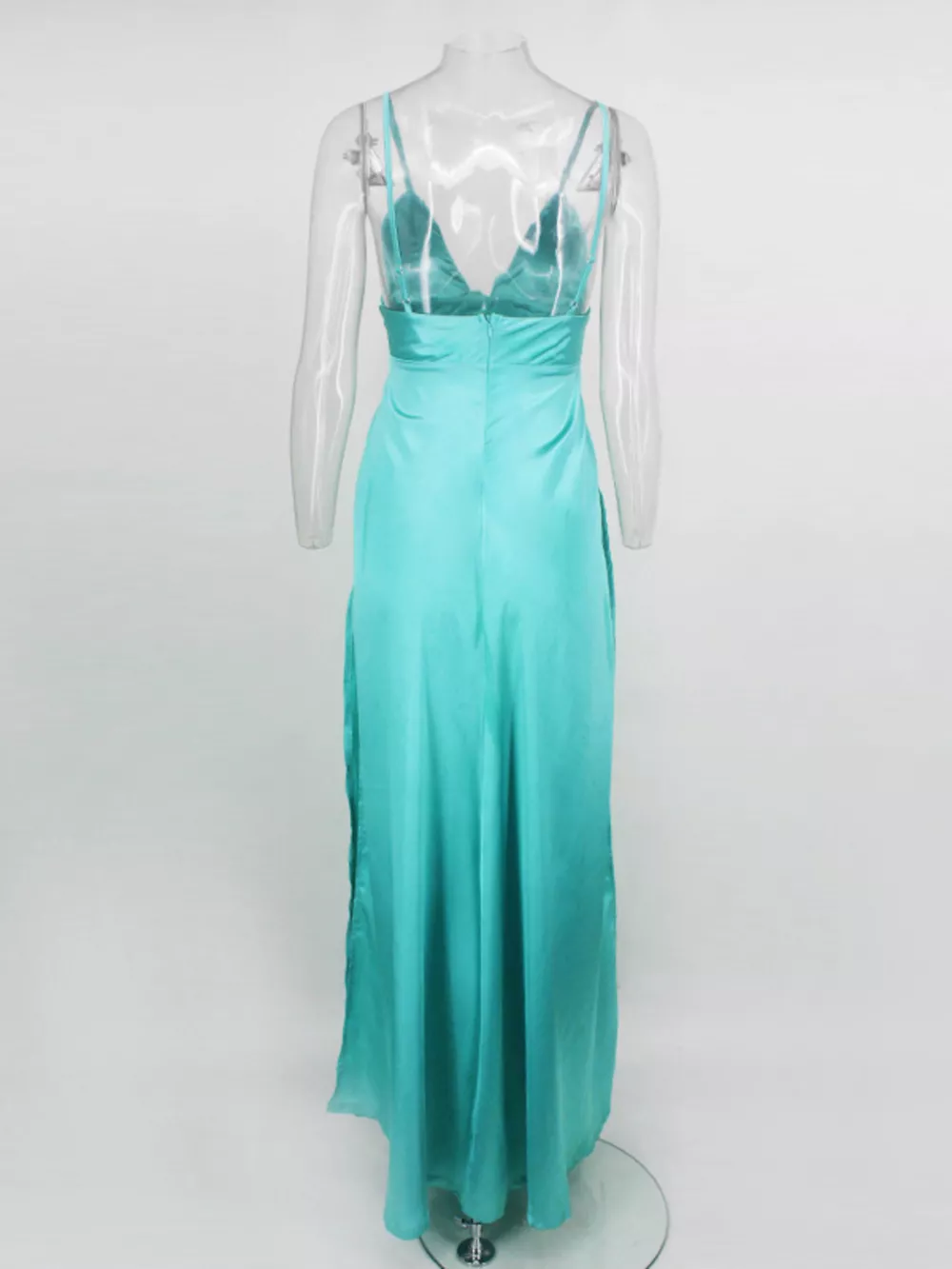 High-Slit Spaghetti Strap Maxi Dress, image 8