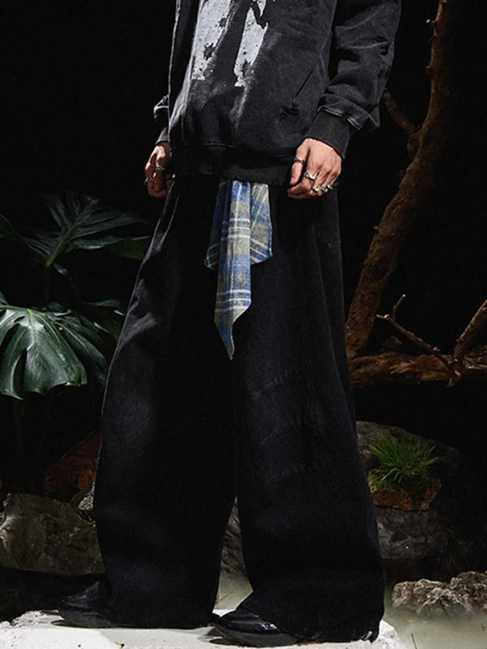 Men's Wide Leg Jeans, image 3