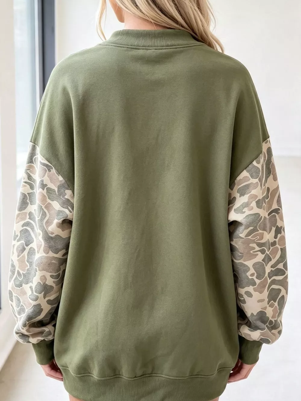 Camouflage Long Sleeve Sweatshirt, image 6