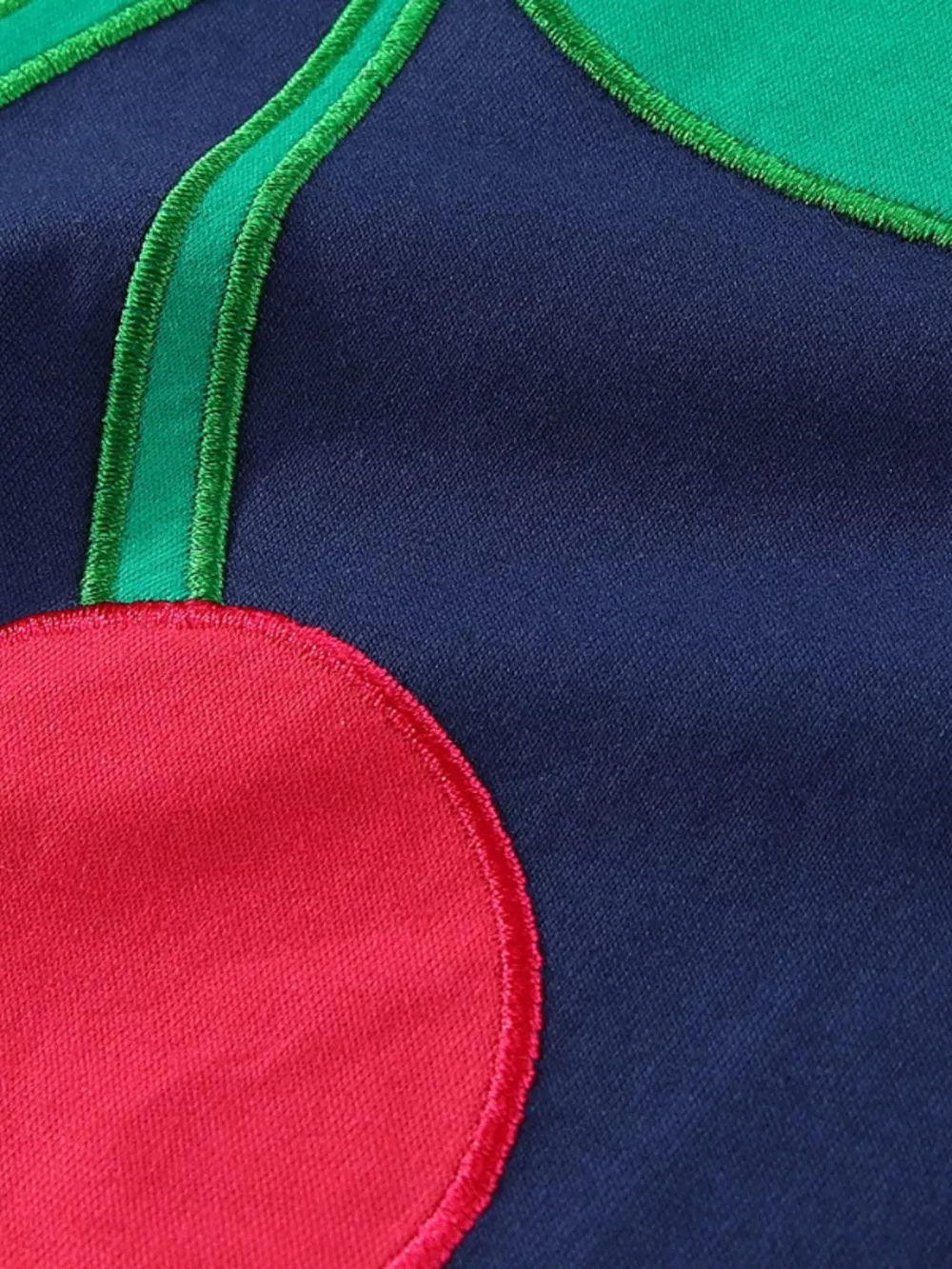 Children's Cherry Applique Ruffle Hem Dress, image 4