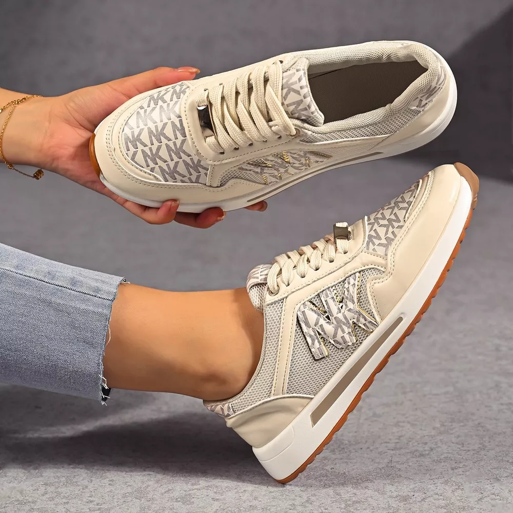 Lace Up Round Toe Sneakers, image 9