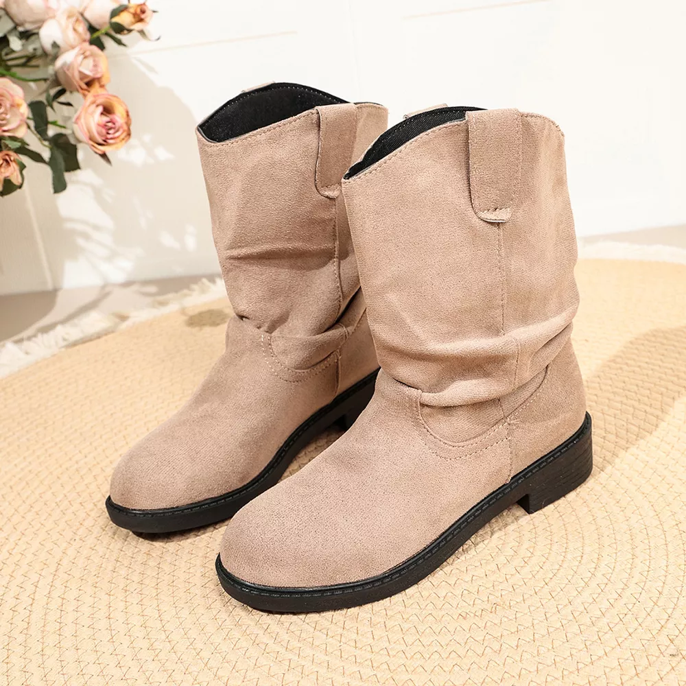 Round Toe Slouchy Boots, image 16