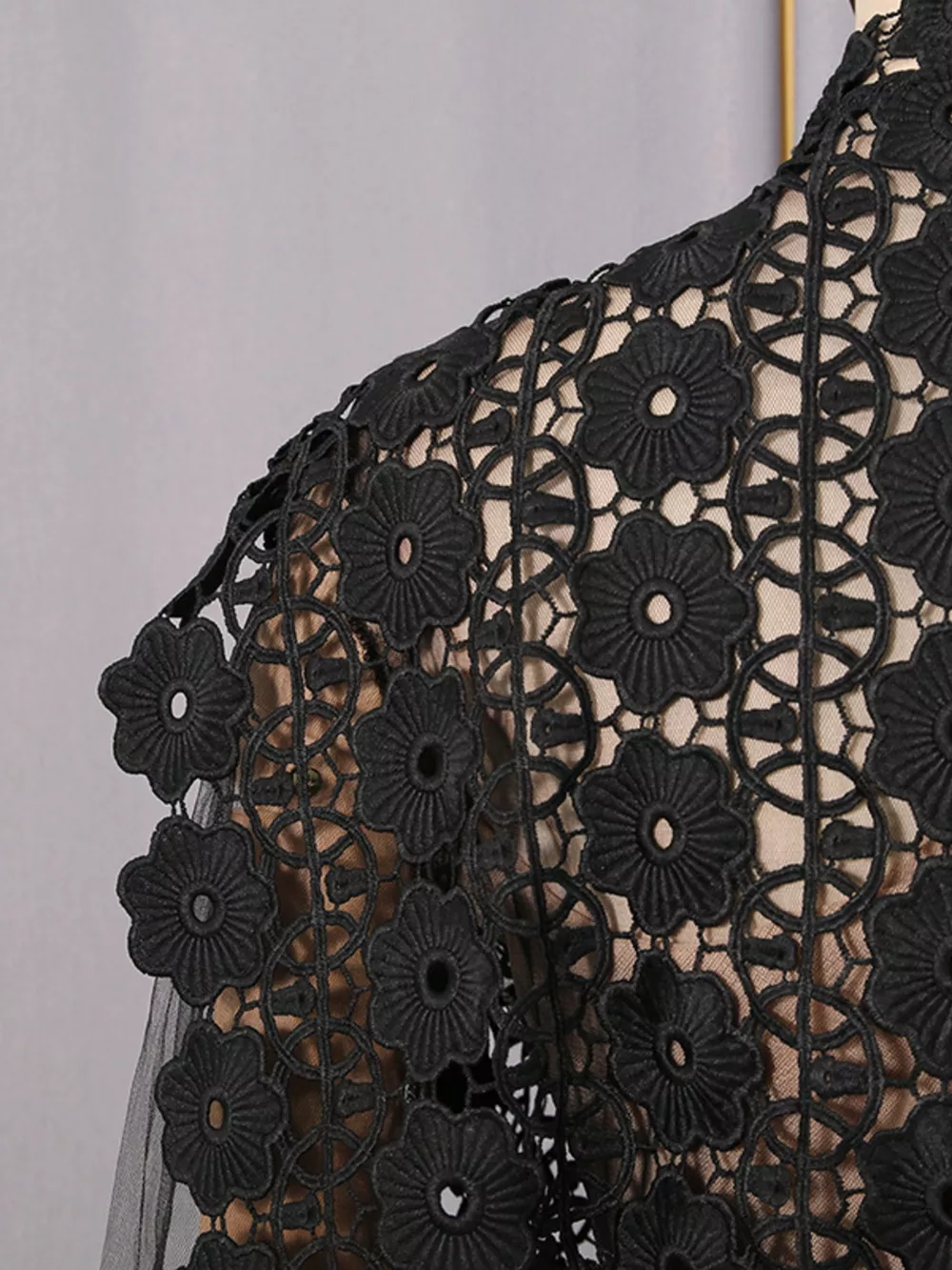 Lace Sheer Sleeve Mini Dress, image 13