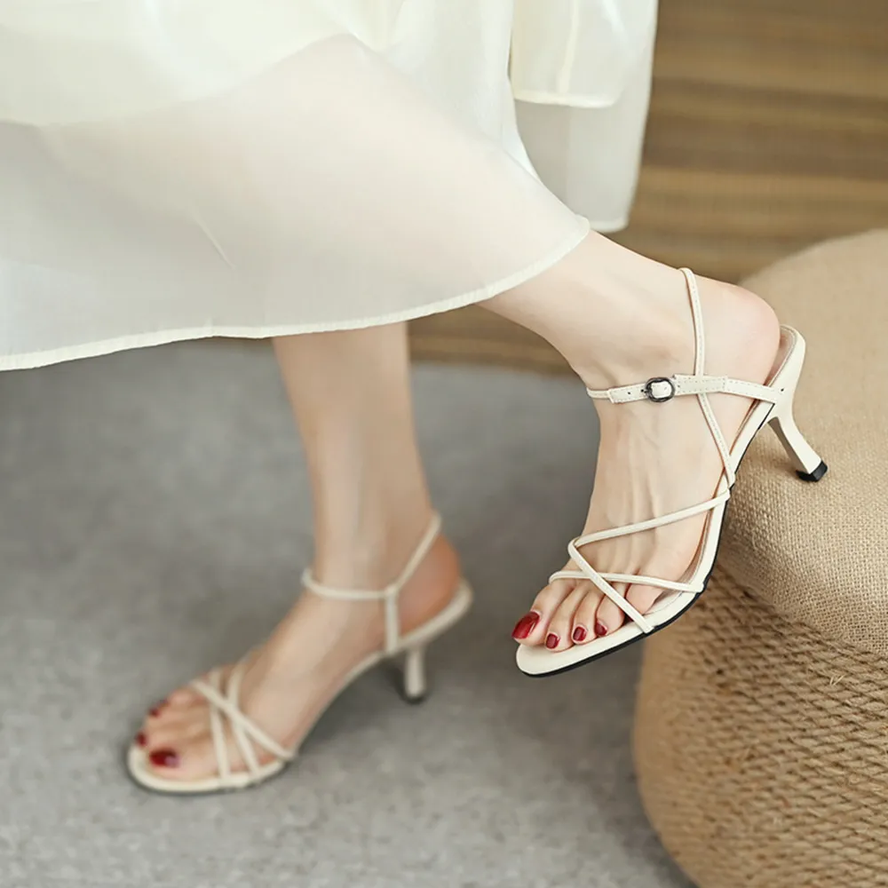 Strappy Ankle Buckle Sandals, image 16