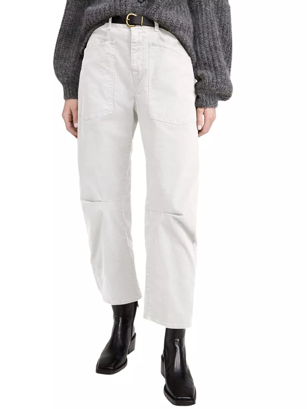 Wide-Leg Jeans with Patch Pockets, image 19