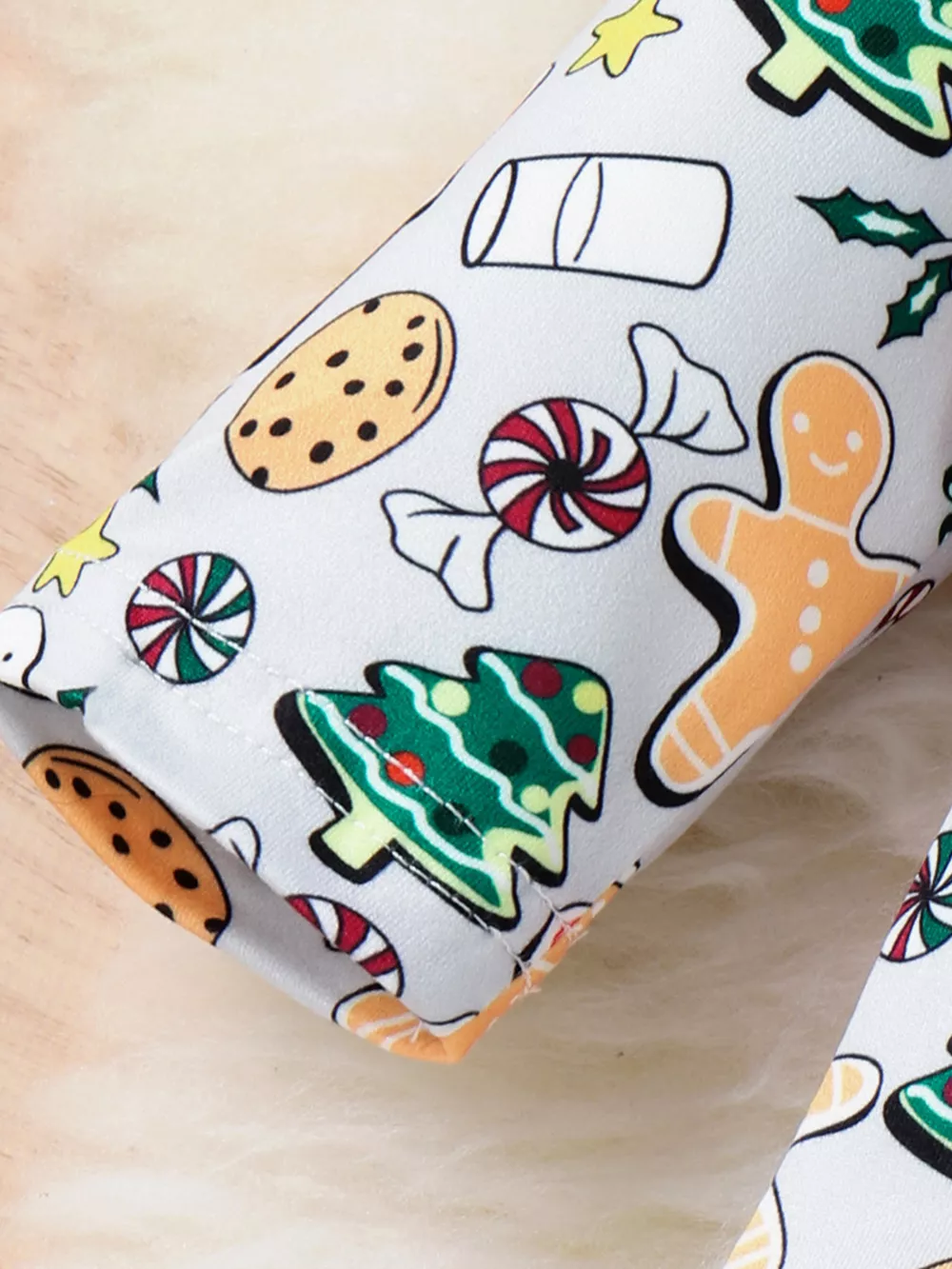 Children's Christmas Print Top and Pants Set, image 10