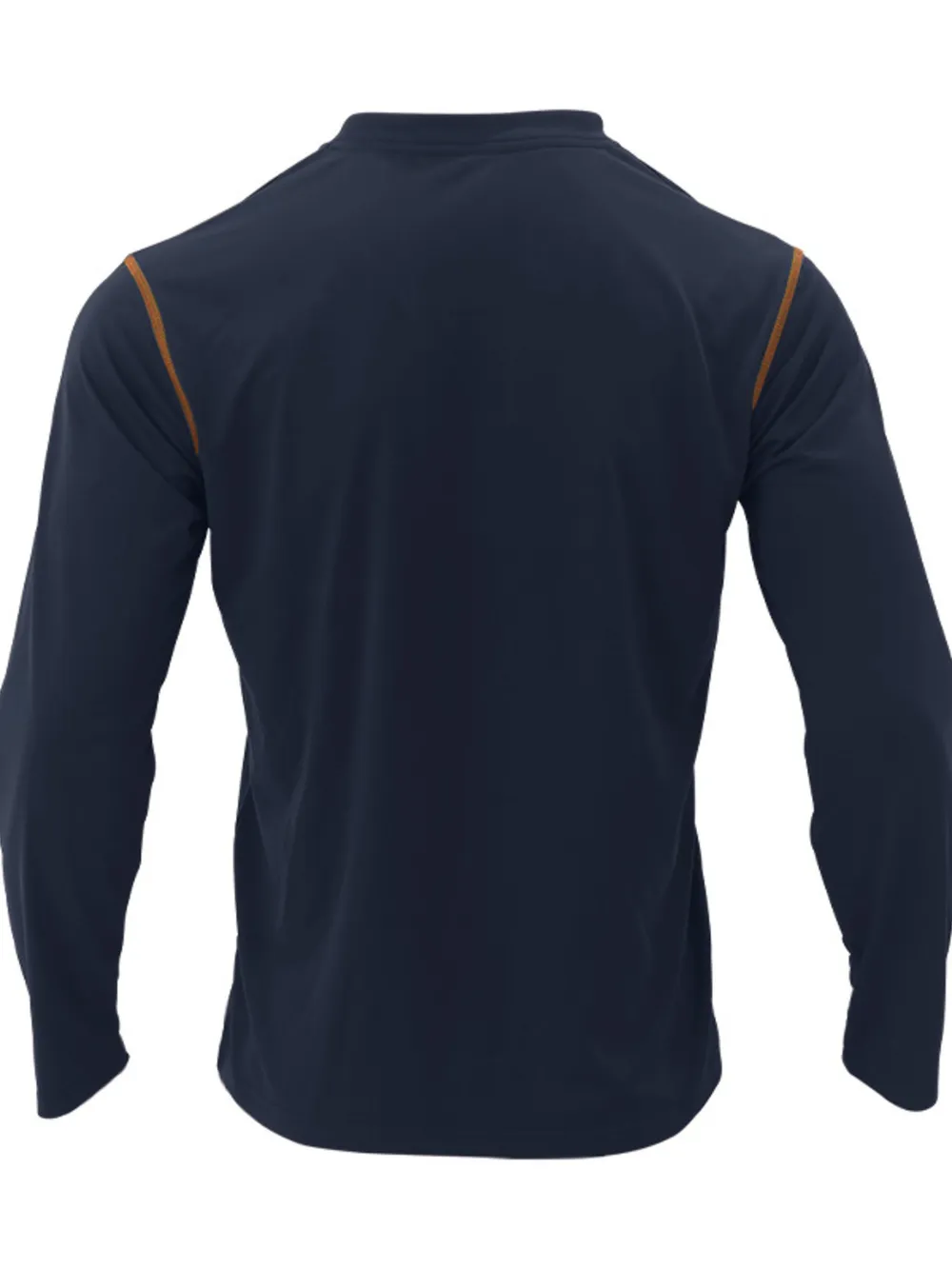 Men's Full Size Long Sleeve Polo with Contrast Trim Plus Size, image 8