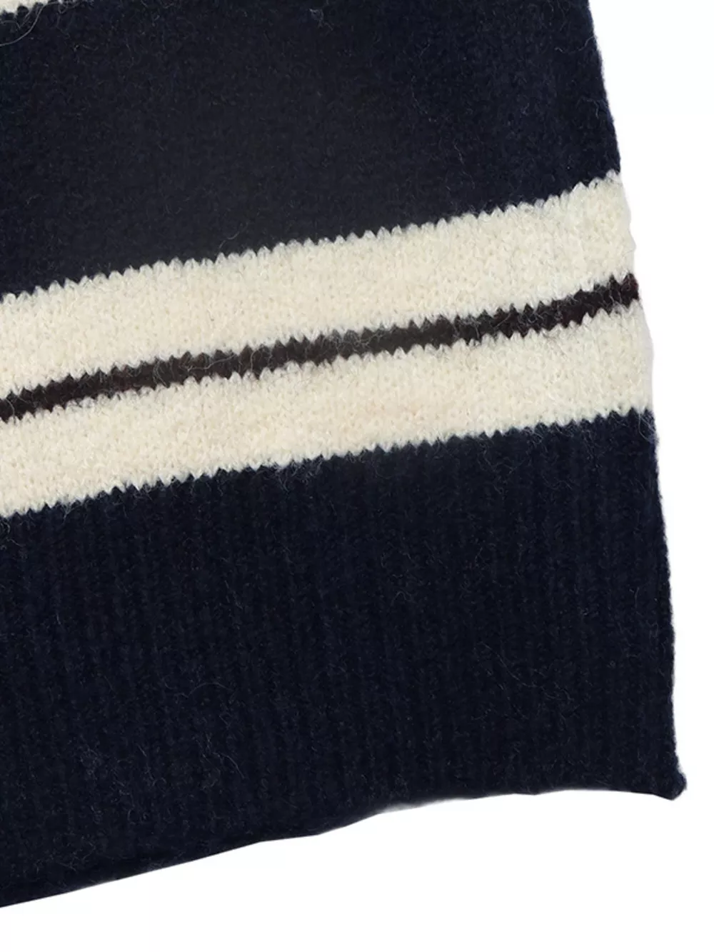 Striped Long Sleeve Button Detail Sweater, image 7