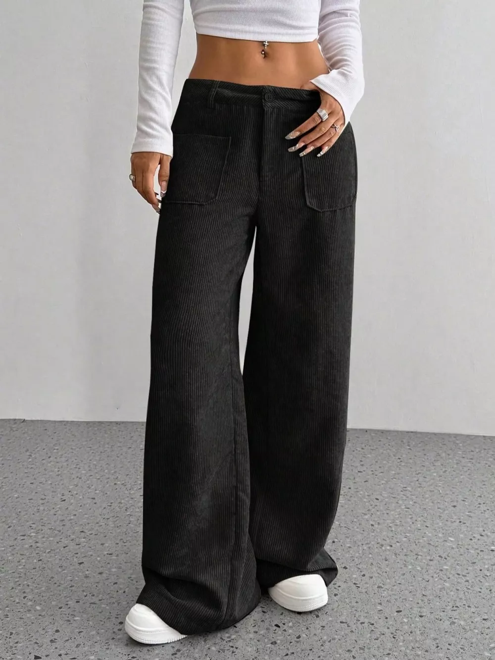 Wide Leg Corduroy Pants, image 13