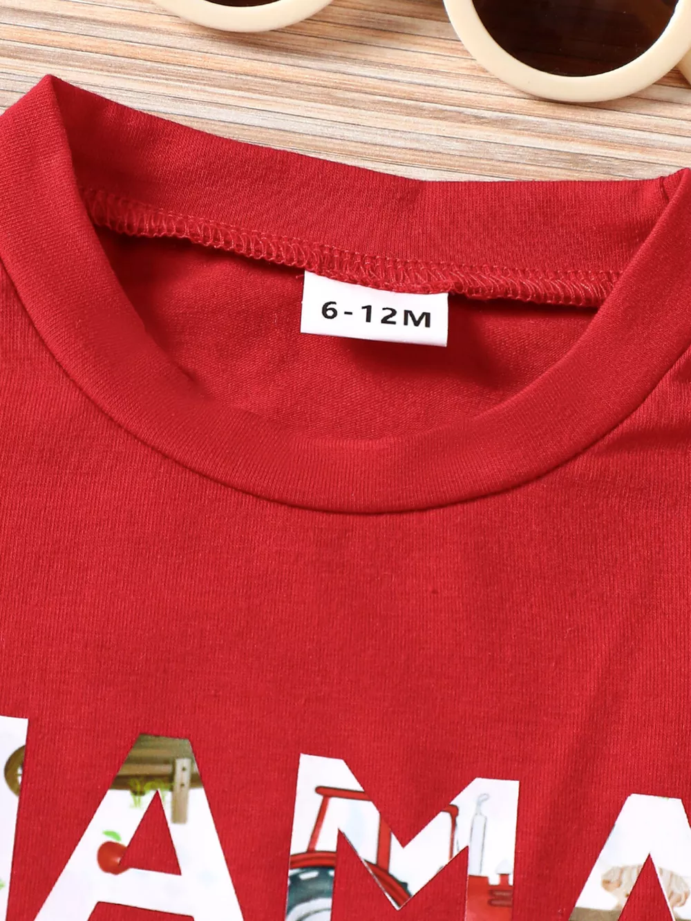 Children's Mama' Boy Graphic Casual Tee and Shorts Set, image 7