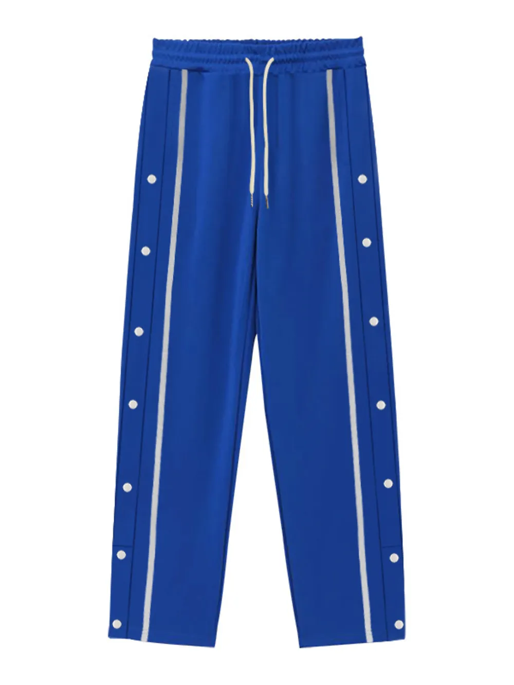 Men's Full Size Snap-Button Pants with Side Stripe Detail Plus Size, image 10