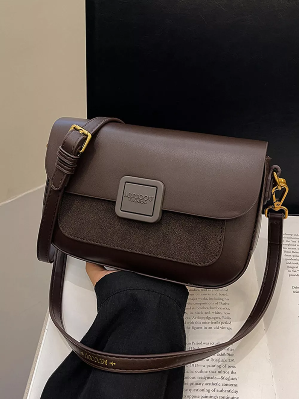 Flap Adjustable Strap Crossbody Bag, image 4