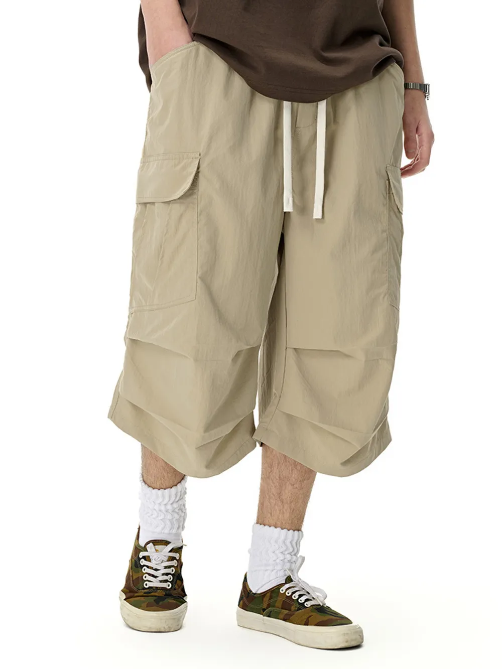 Men's Loose-Fit Cargo Shorts, image 6