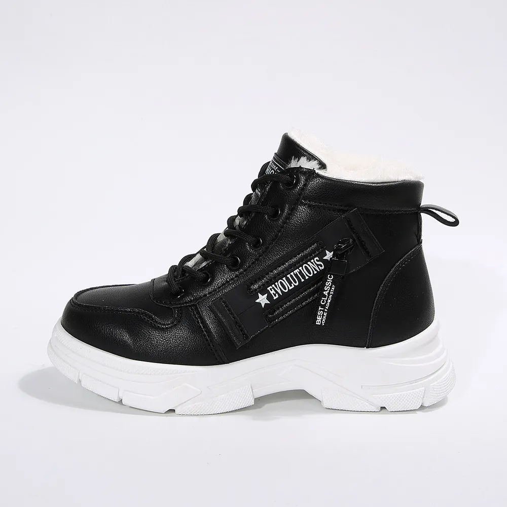 Premium Lace-Up Combat Boots with Fleece Line, image 13