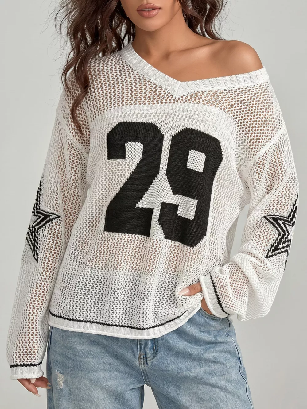 Number 29 Openwork Knit Cover Up, image 5