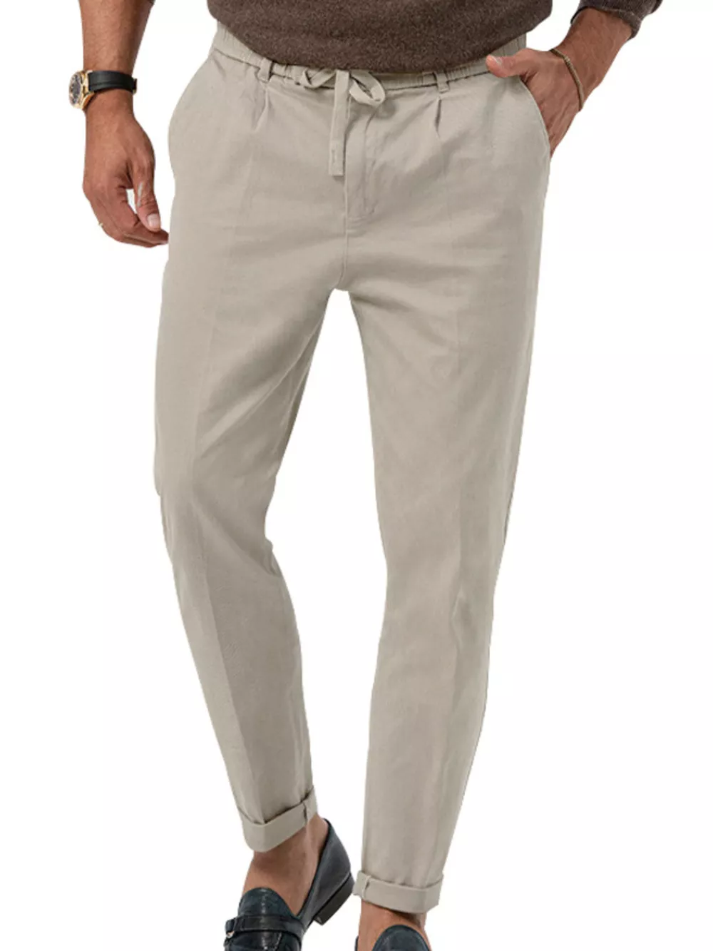 Men's Full Size Casual Drawstring Pants Plus Size, image 17