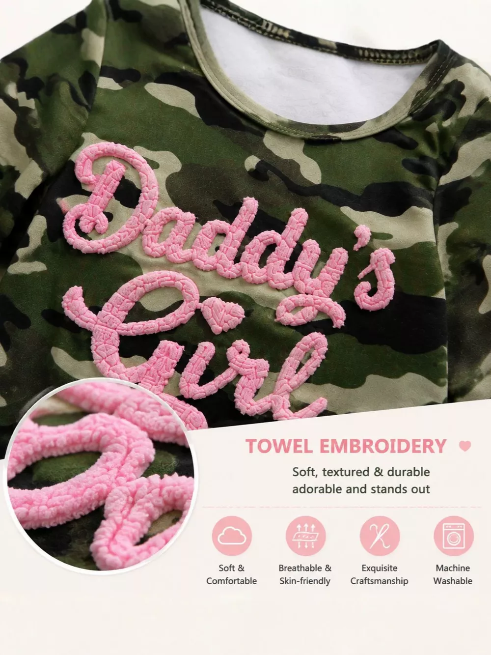 Children's Camo Jumpsuit and Hat Set, image 4