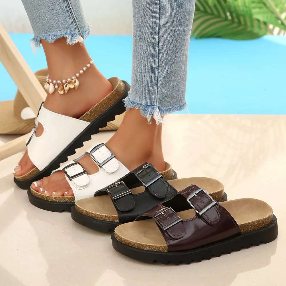 Open Toe Flats Sandals, image 2