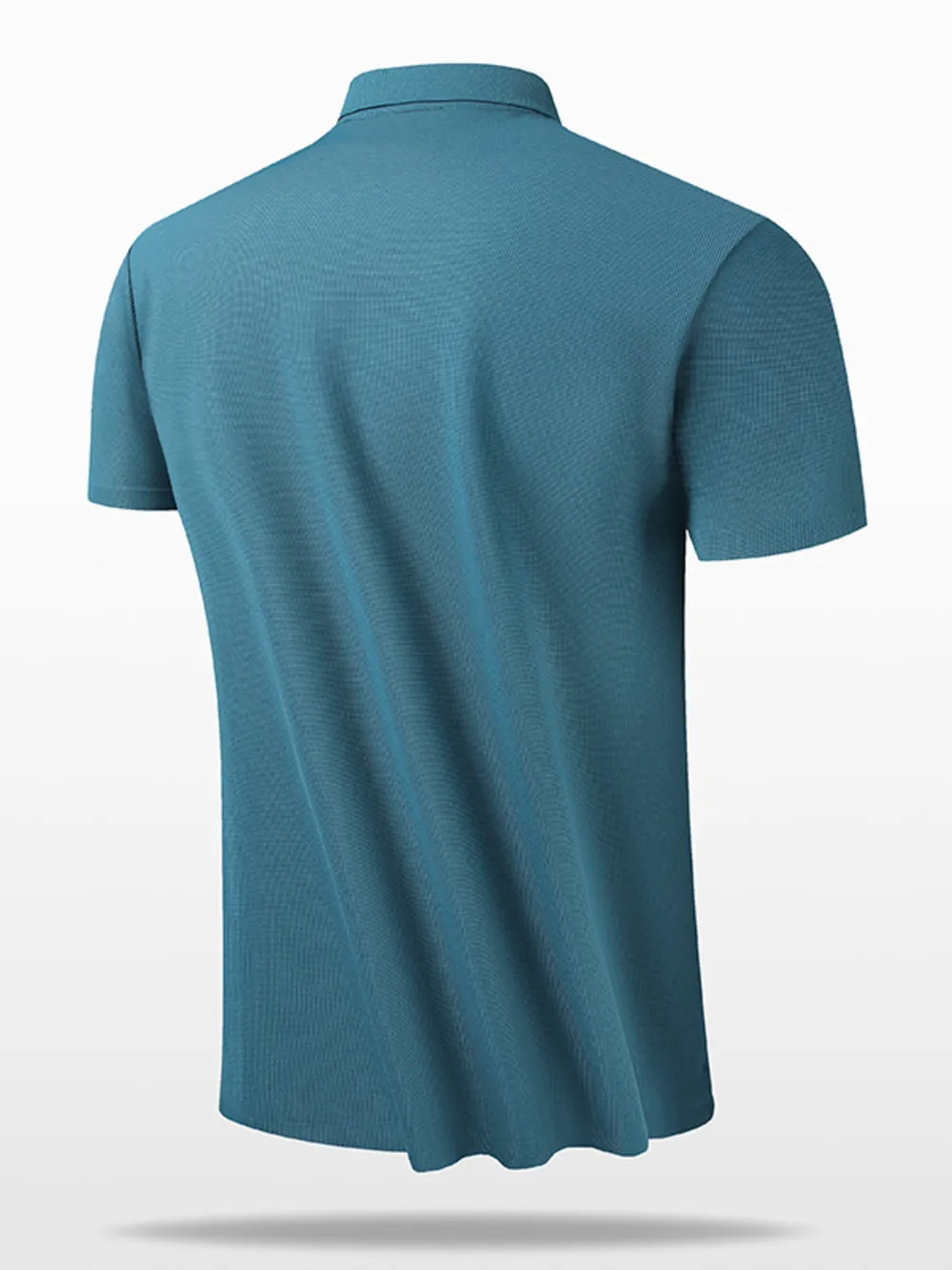 Men's Plus Size Button Detail Short Sleeve Polo, image 4