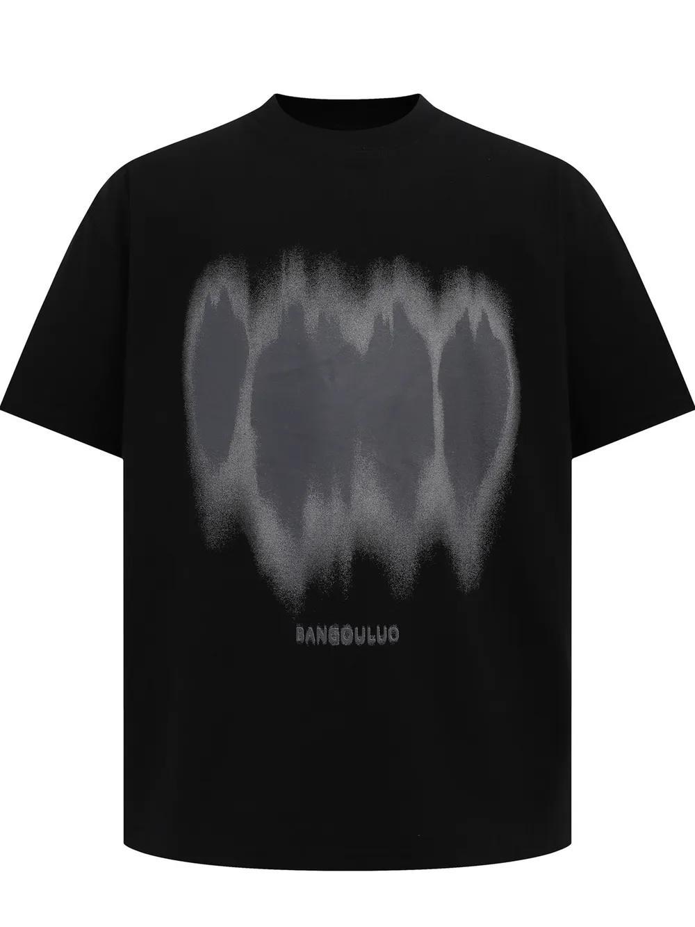 Men's Round Neck Short Sleeve Oversized T-Shirt, image 2
