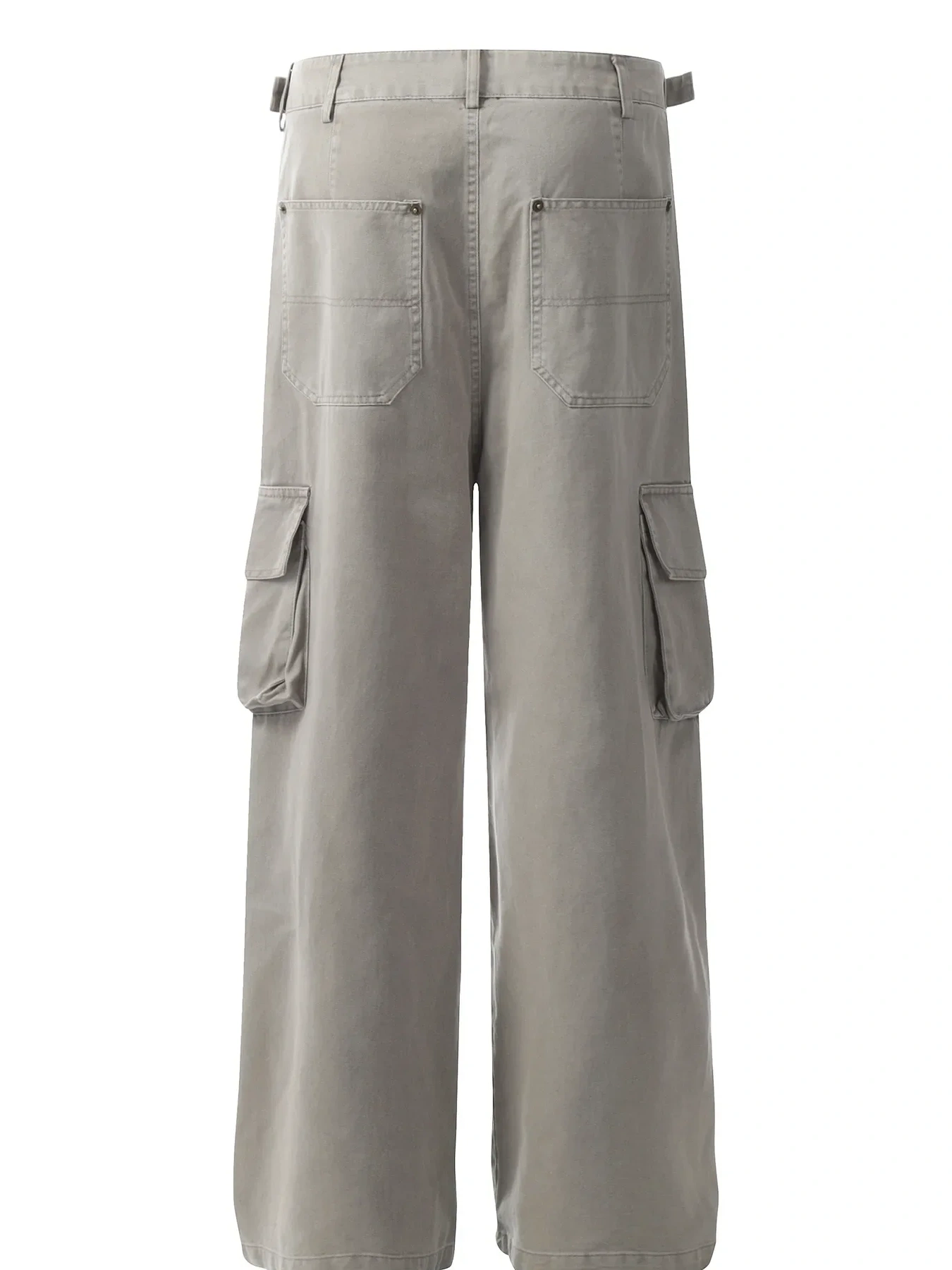 Men's Straight Cargo Pants with Multiple Pockets, image 4