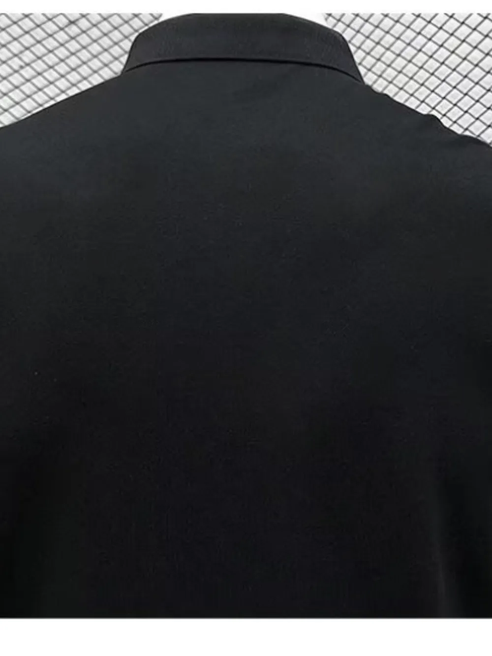 Men's Plus Size Button Detail Short Sleeve Polo, image 8