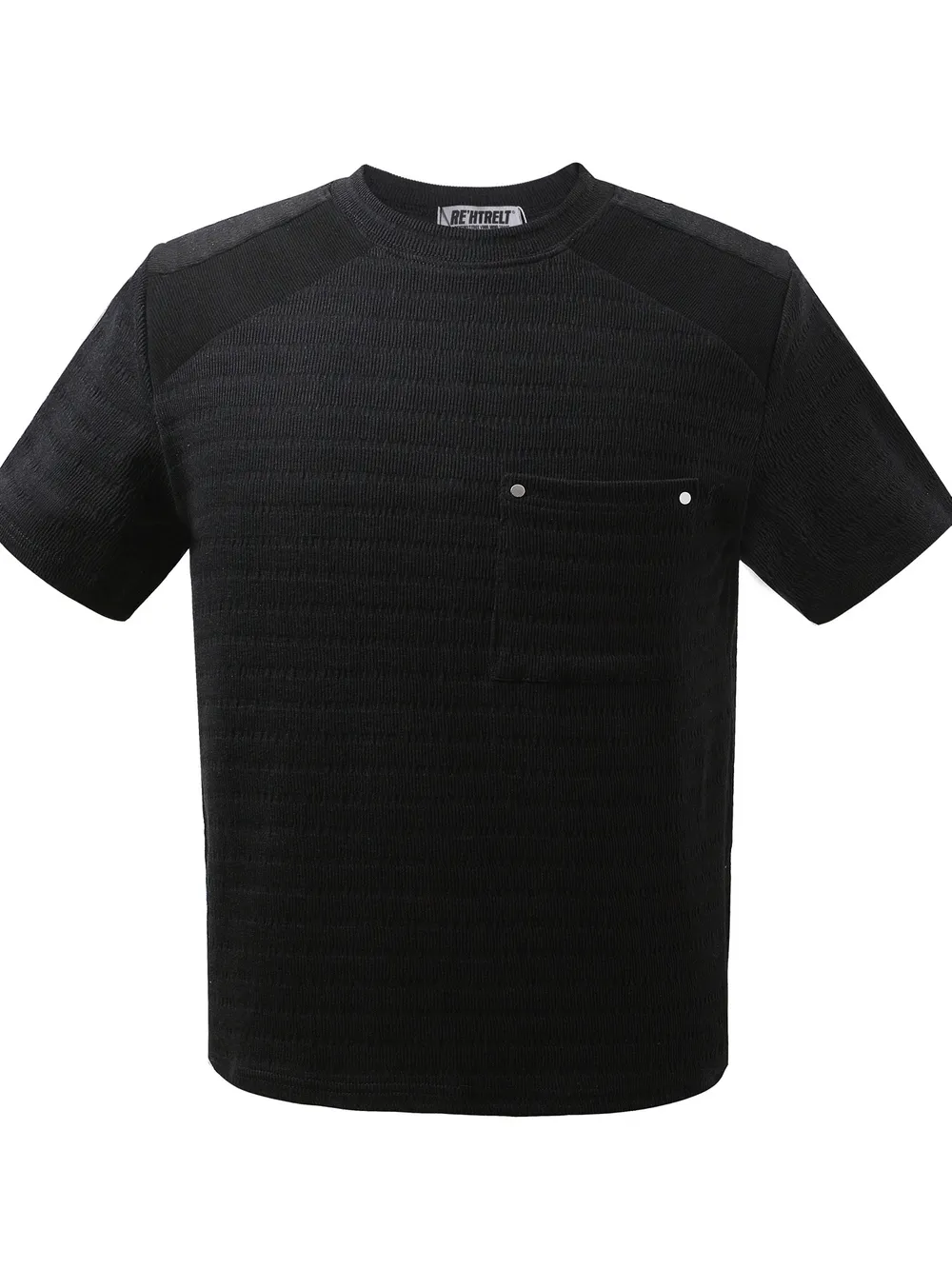 Men's Basic style Round Neck Solid T-Shirt