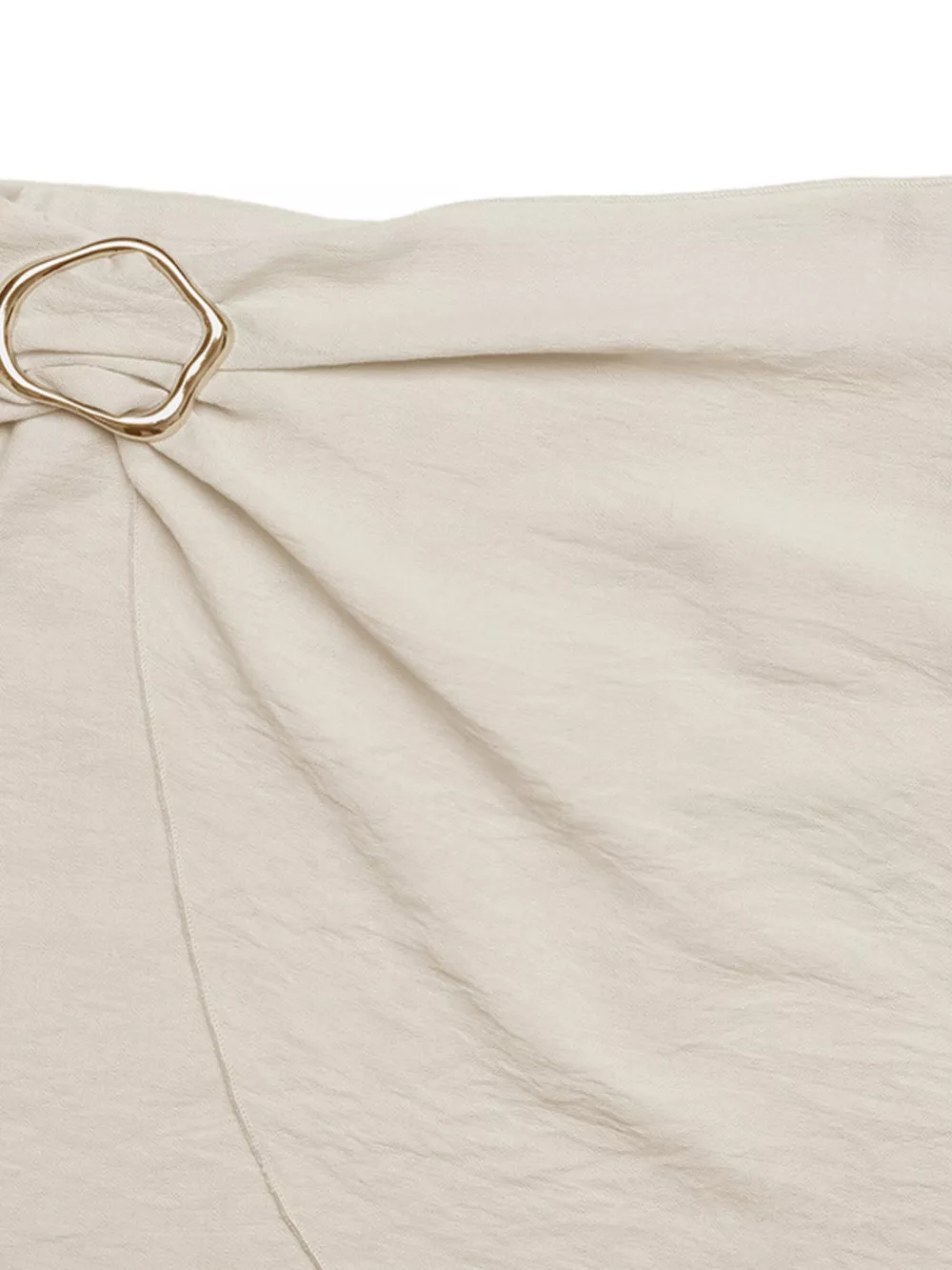 Knotted Buckle Mini Skirt, image 8