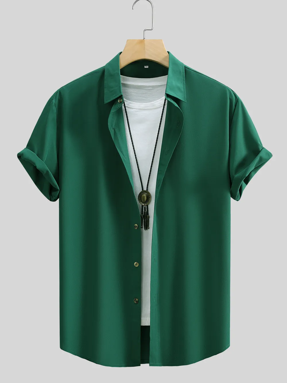 Men's Button Up Short Sleeve Shirt