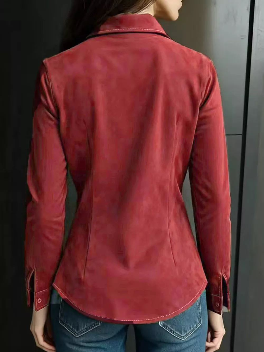 Classic Slim-Fit Long Sleeve Shirt, image 11