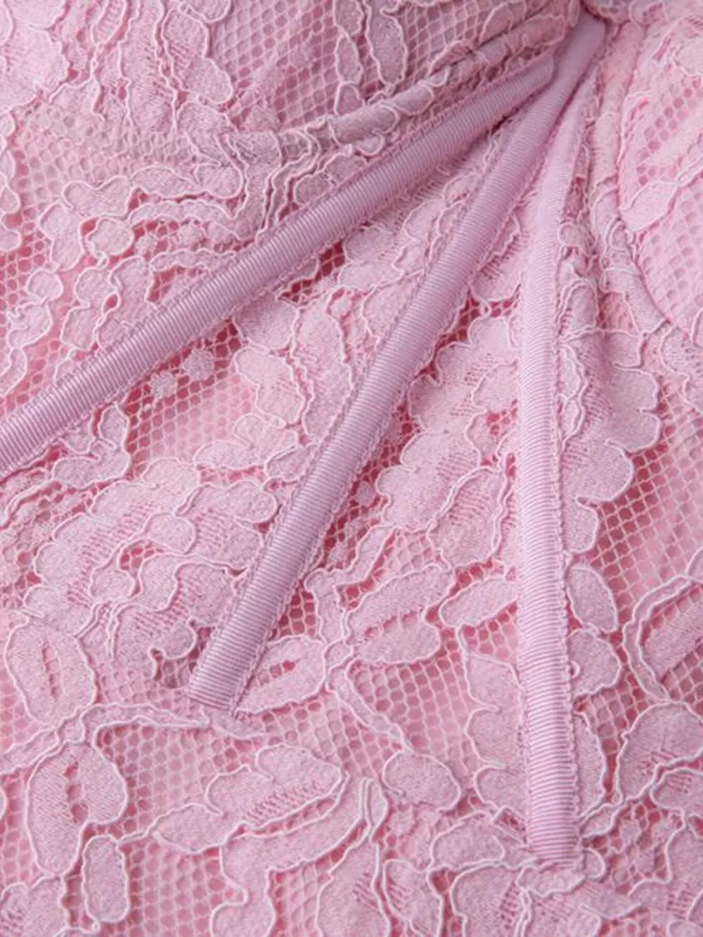 Lace Long Sleeve Midi Dress, image 10