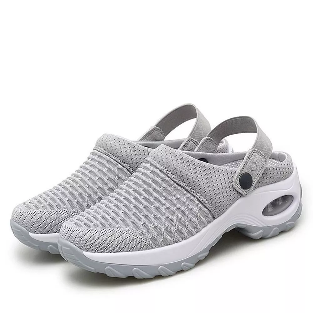 Breathable Mesh Wedge Sandals, image 6